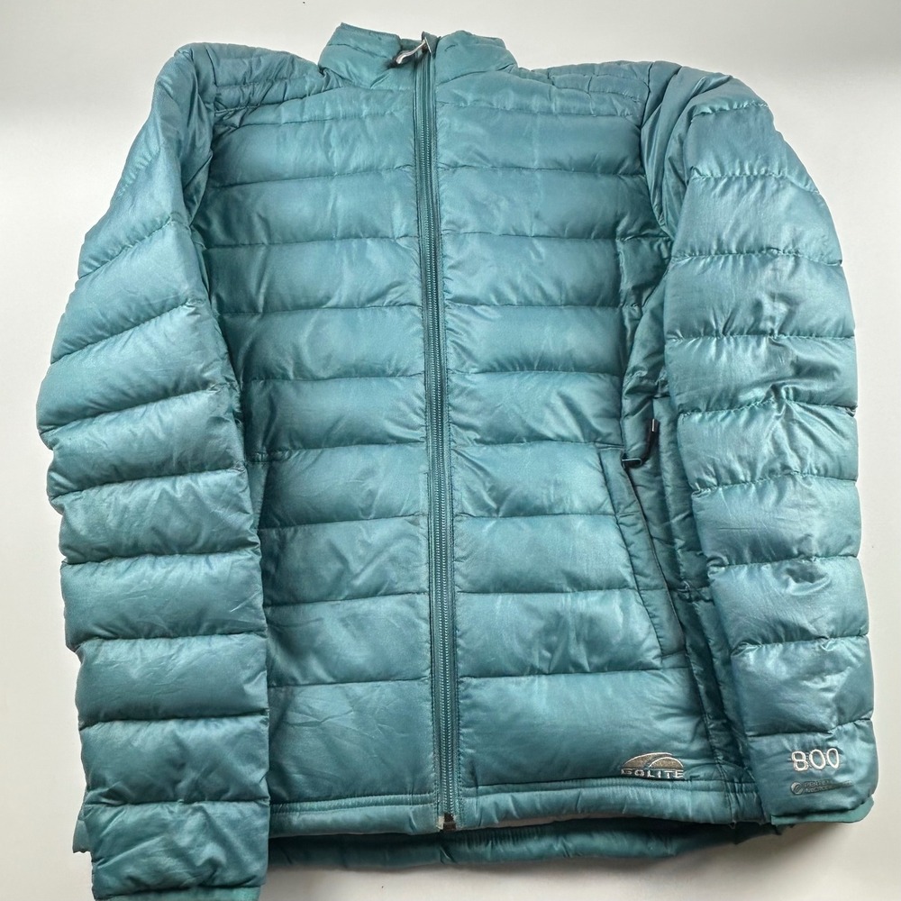 GoLite WMNS XS 800 Down Puffer Jacket Teal Blue Pertex Microlight Eco Full Zip - Picture 6 of 13